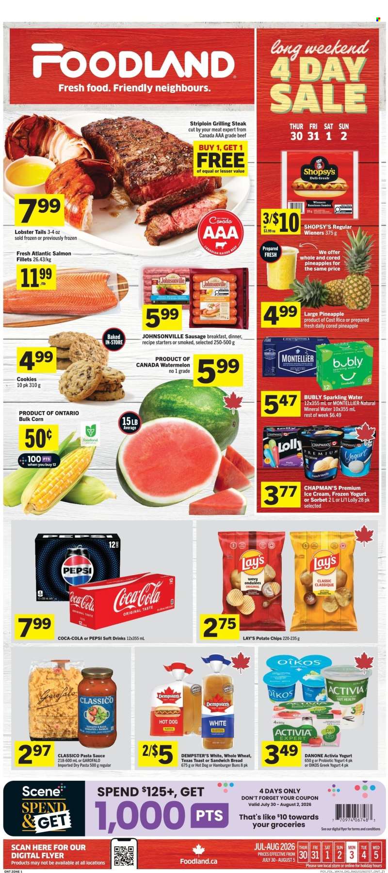 Foodland Flyer - July 30, 2026 - August 05, 2026.