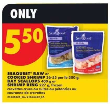 SEAQUEST RAW or COOKED SHRIMP