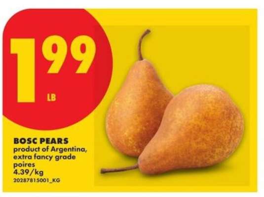 Bosc Pears