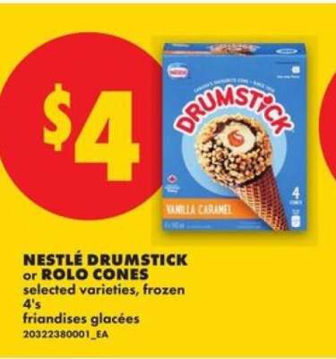 NESTLÉ DRUMSTICK or ROLO CONES