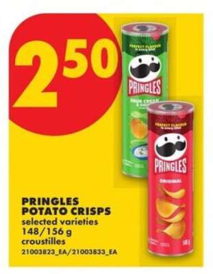 PRINGLES POTATO CRISPS