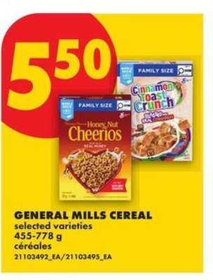 General Mills Cereal