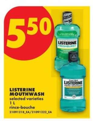 LISTERINE MOUTHWASH