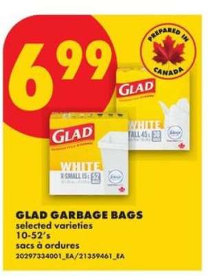 GLAD GARBAGE BAGS