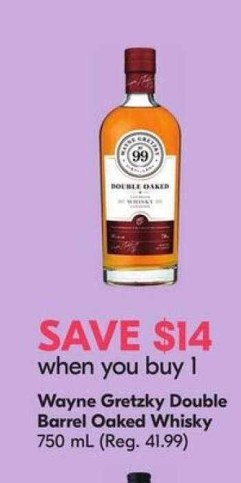 Wayne Gretzky Double Barrel Oaked Whisky