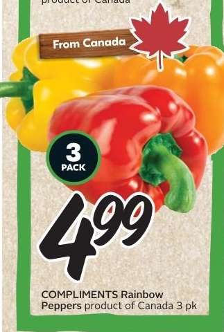COMPLIMENTS Rainbow Peppers
