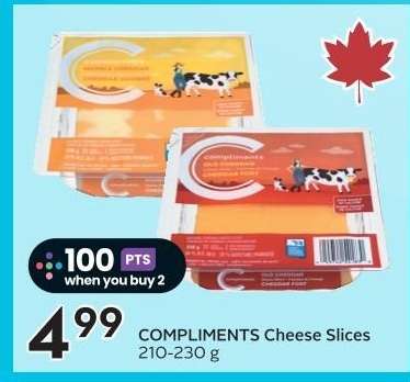 COMPLIMENTS Cheese Slices