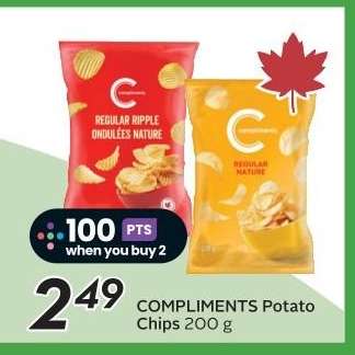 COMPLIMENTS Potato Chips 200 g