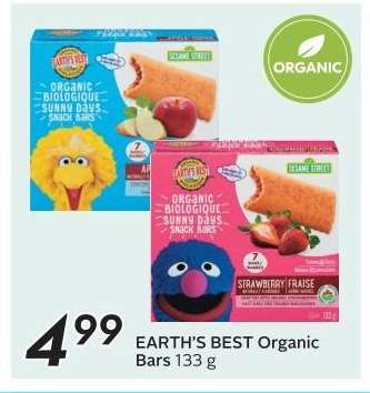 EARTH'S BEST Organic Bars 133 g