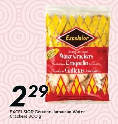 EXCELSIOR Genuine Jamaican Water Crackers 300 g