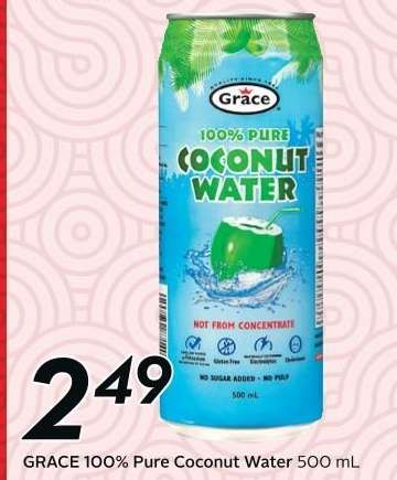 GRACE 100% Pure Coconut Water 500 mL