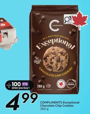 COMPLIMENTS Exceptional Chocolate Chip Cookies
