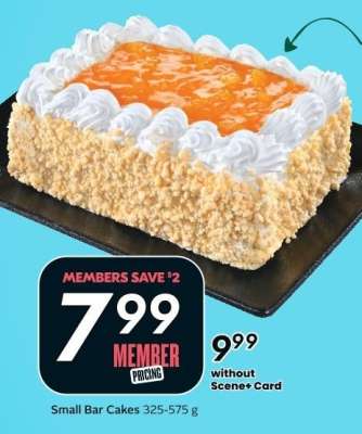 Small Bar Cakes