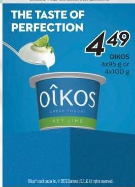 Oikos Greek Yogurt Key Lime