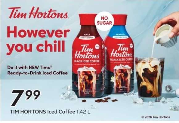 TIM HORTONS Iced Coffee 1.42 L