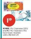 NO NAME 2-Ply / 2 épaisseurs (126's) or/ou PC 2-Ply / 2 épaisseurs (135's) Facial Tissues / mouchoirs