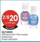 SALLY HANSEN PURE NAIL ENAMEL
