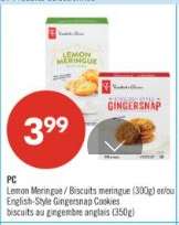 PC Lemon Meringue / English-Style Gingersnap Cookies