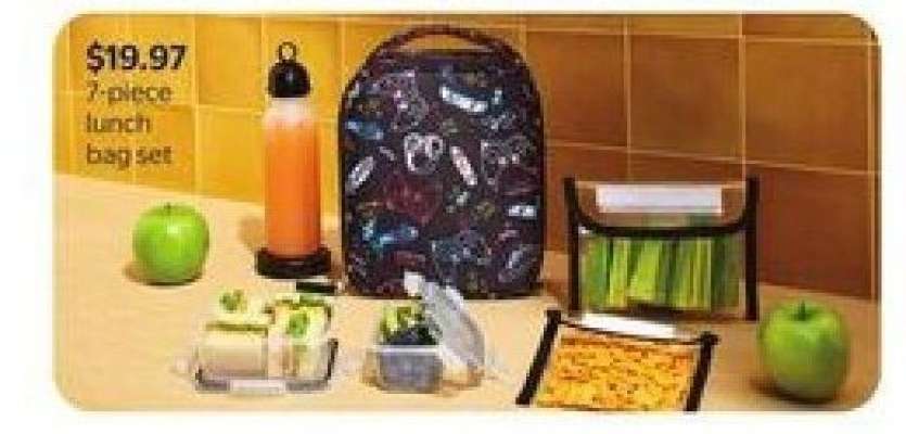 7-Piece Lunch Bag Set