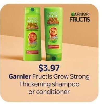 Garnier Fructis Grow Strong Thickening Shampoo or Conditioner