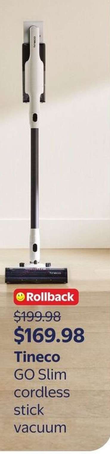 Tineco GO Slim cordless stick vacuum