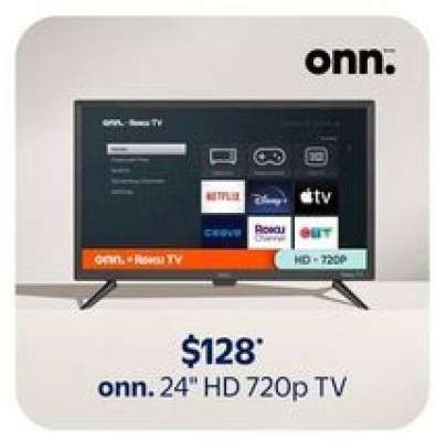 onn. 24" HD 720p TV
