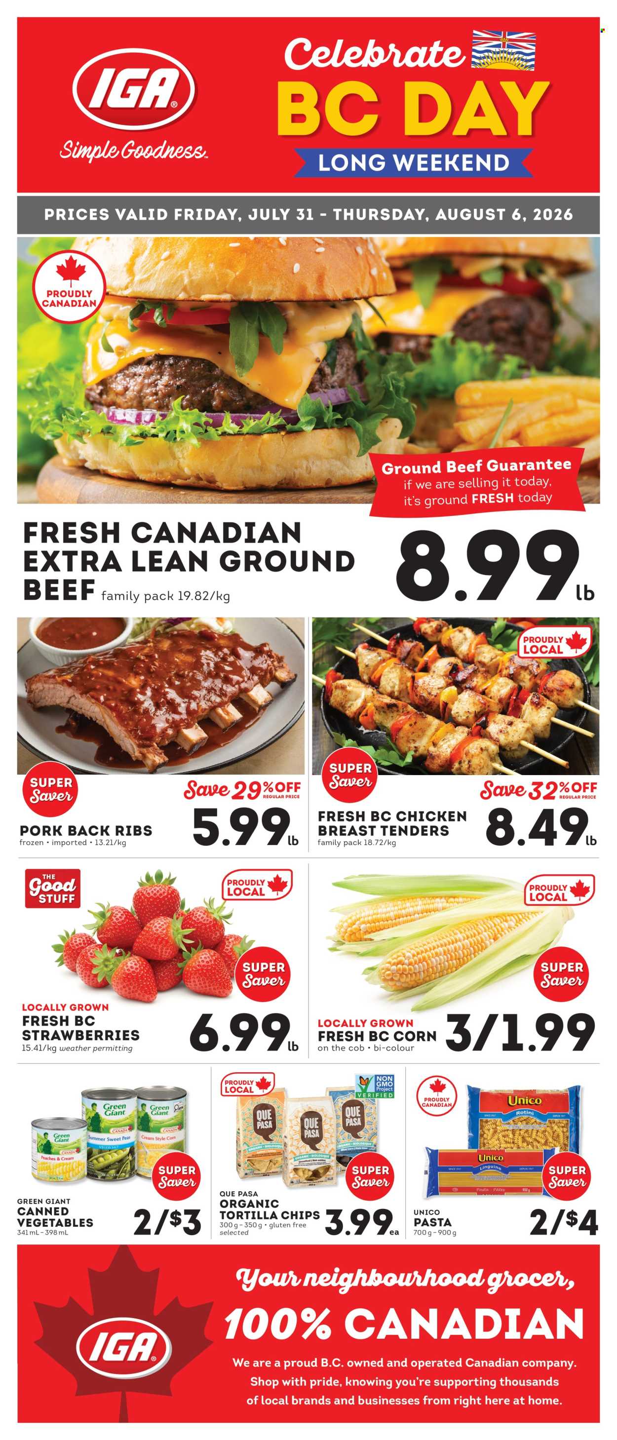IGA Simple Goodness flyer - July 31, 2026 - August 06, 2026. Page 1