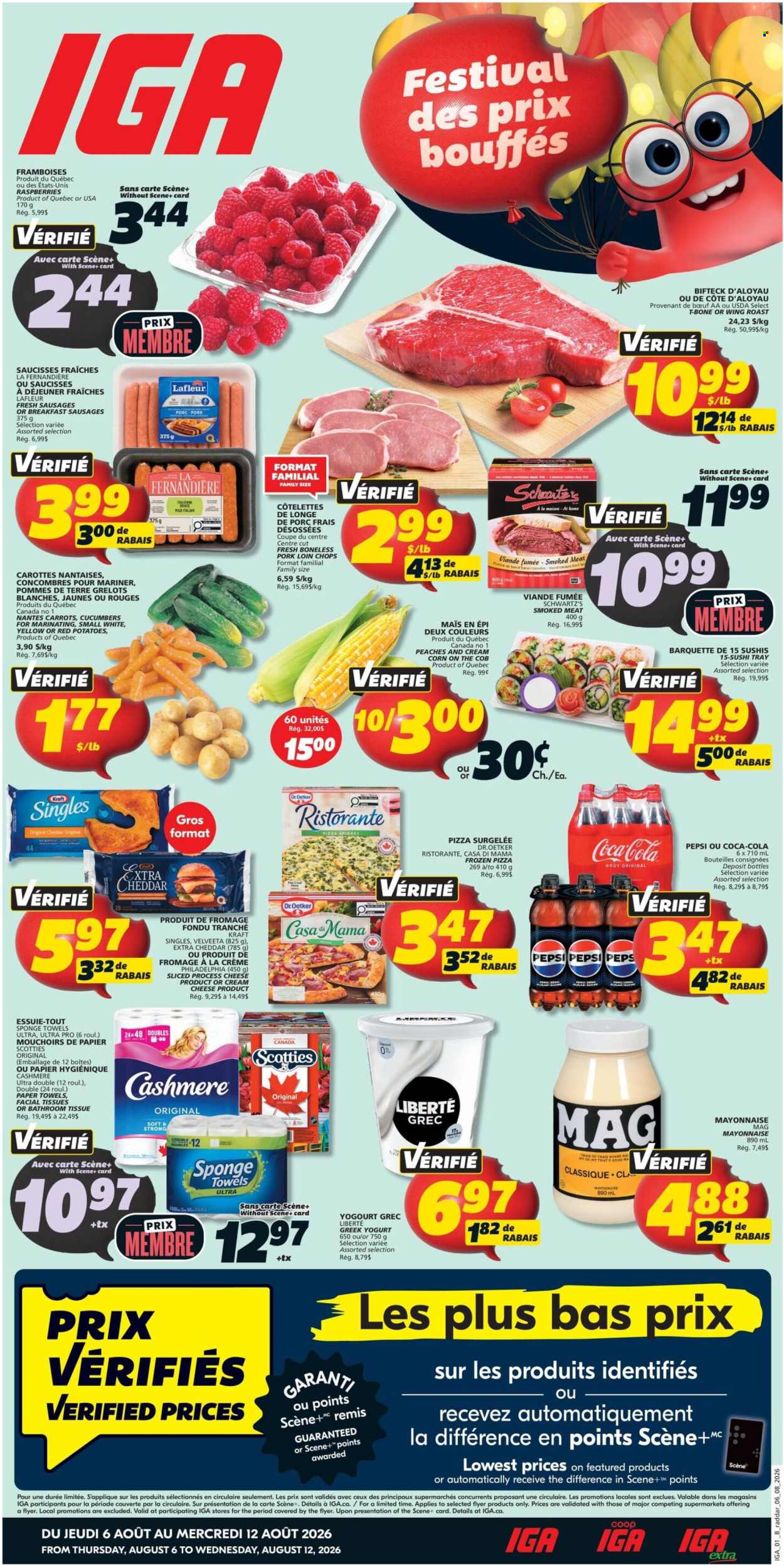 IGA flyer - August 06, 2026 - August 12, 2026. Page 1