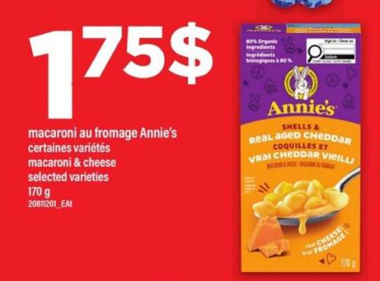 ANNIE’S MACARONI & CHEESE