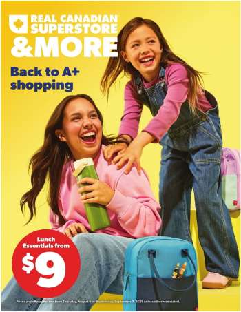 Real Canadian Superstore Flyer - August 06, 2026 - September 09, 2026.