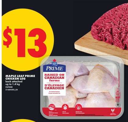 MAPLE LEAF PRIME CHICKEN LEG