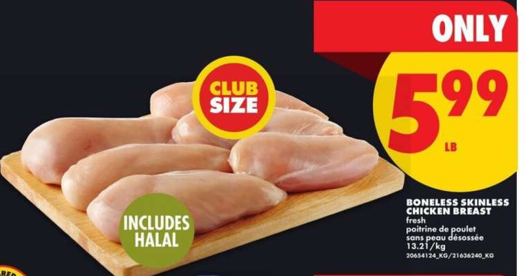 BONELESS SKINLESS CHICKEN BREAST