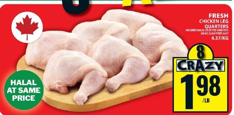 FRESH CHICKEN LEG QUARTERS