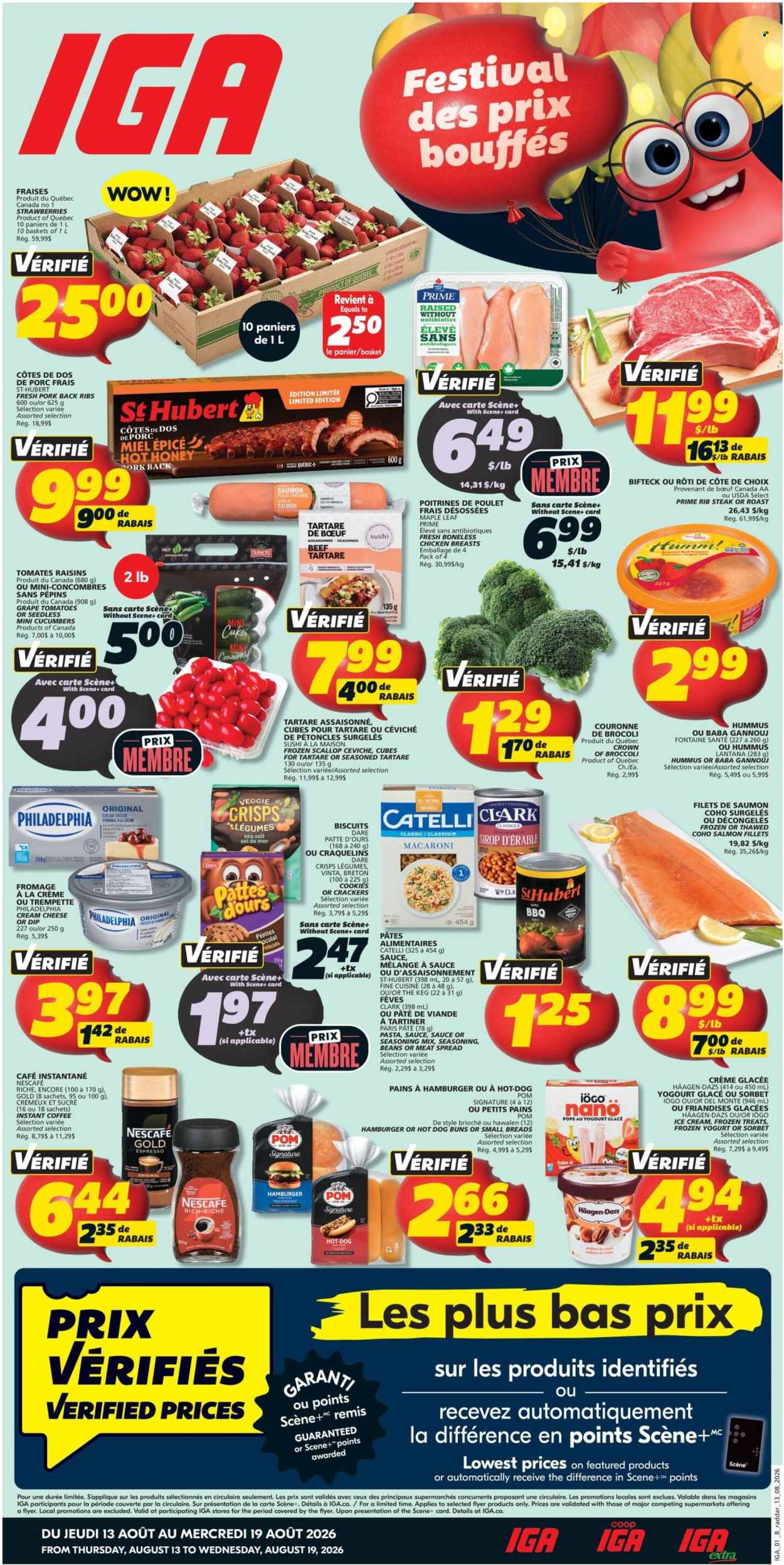 IGA flyer - August 13, 2026 - August 19, 2026. Page 1