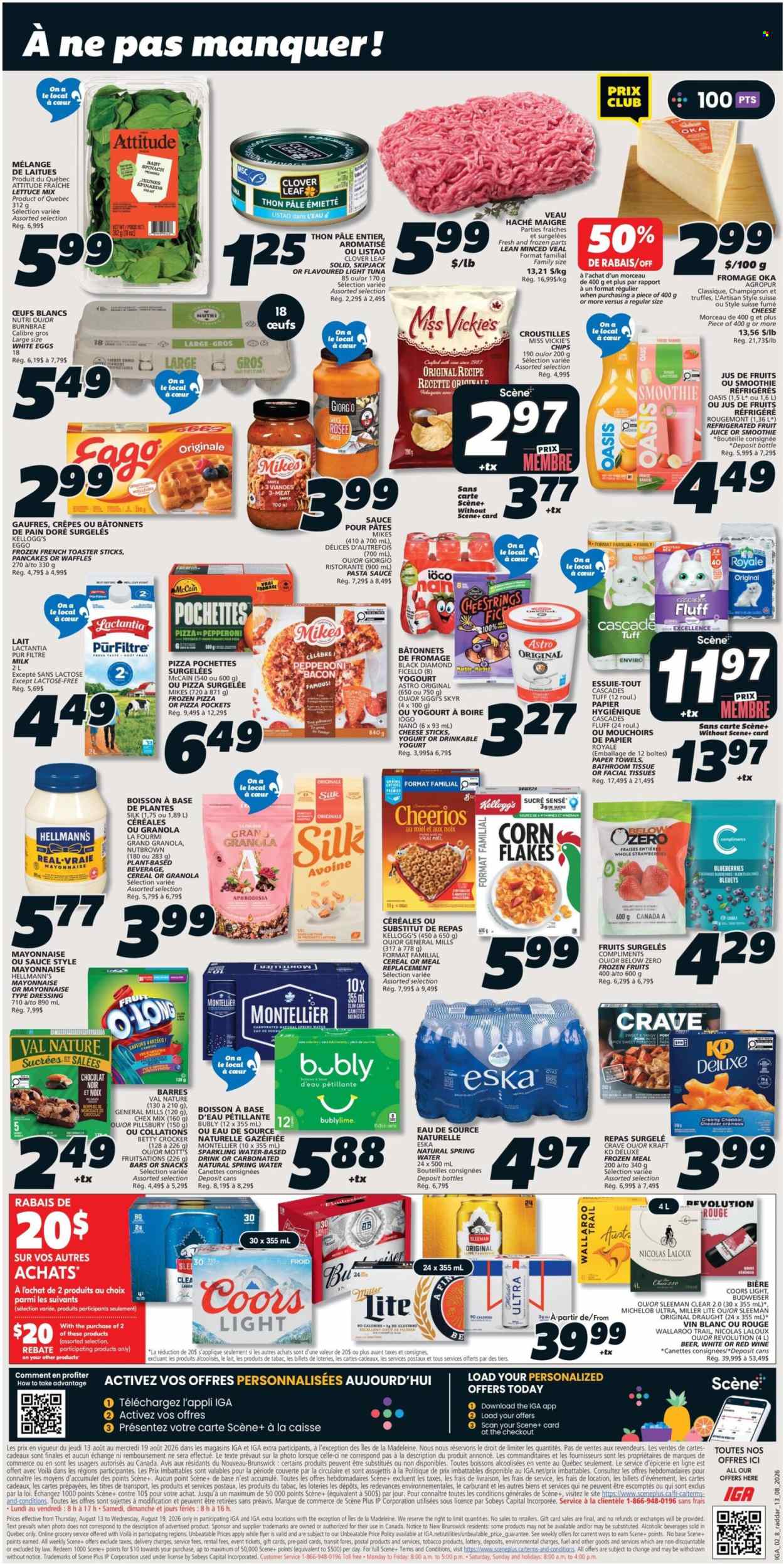 IGA flyer - August 13, 2026 - August 19, 2026. Page 2