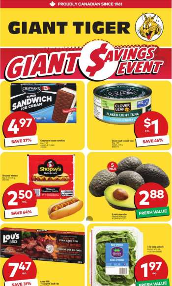 thumbnail - Giant Tiger flyer - Weekly Flyer