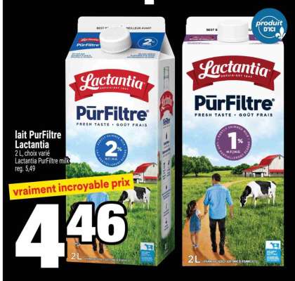 LAIT PURFILTRE LACTANTIA