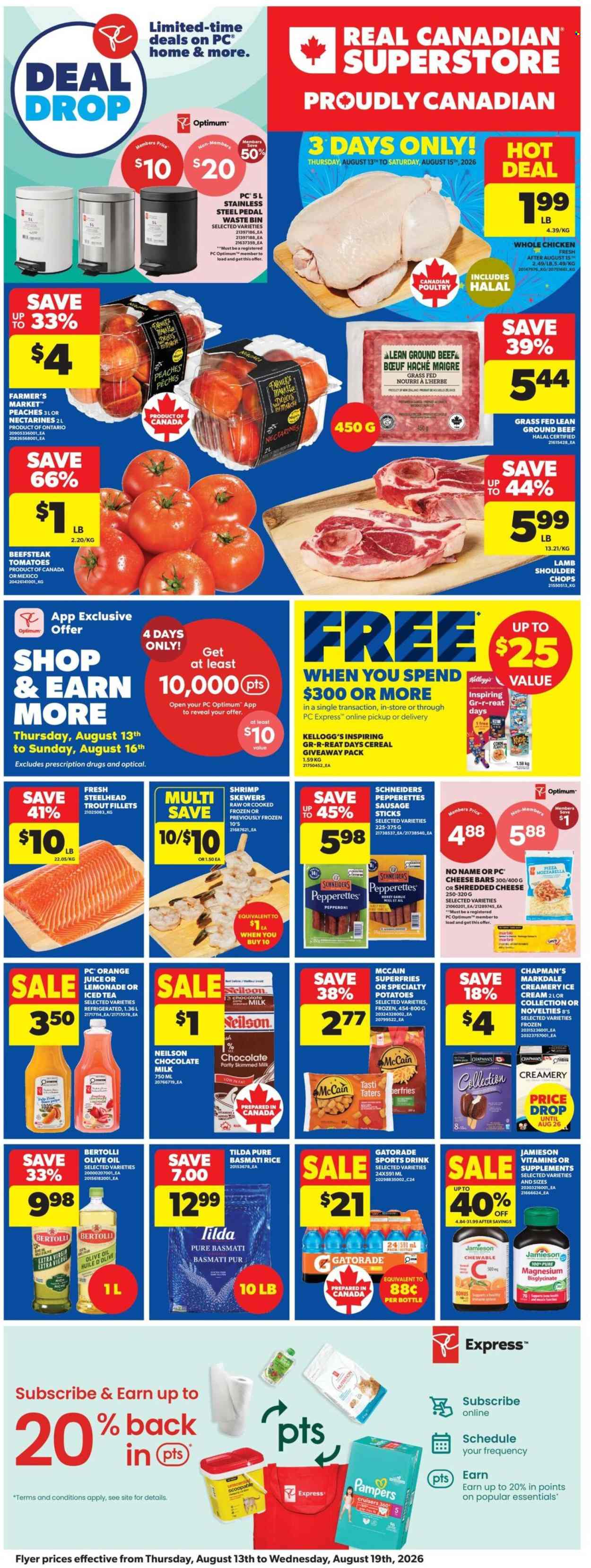 Real Canadian Superstore flyer - August 13, 2026 - August 19, 2026. Page 1
