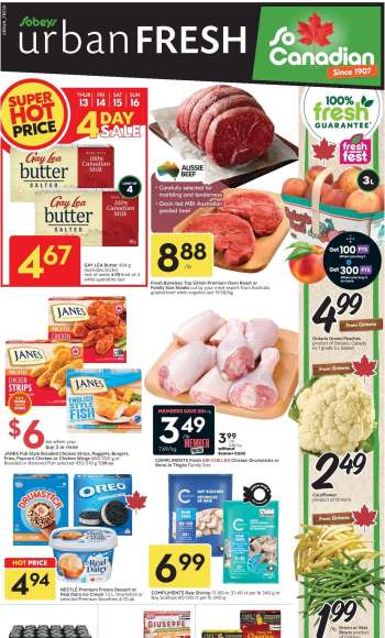 Sobeys Urban Fresh Flyer - August 13, 2026 - August 19, 2026.