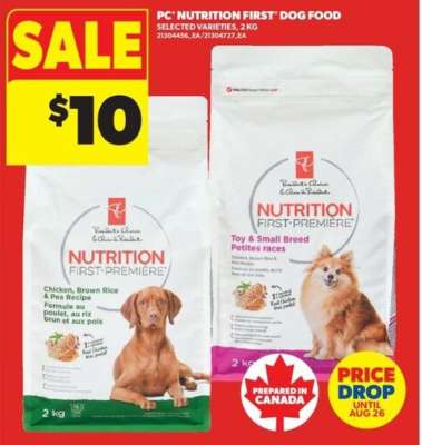 PC Nutrition First Dog Food