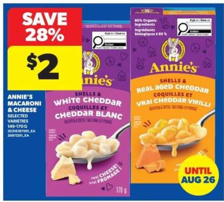 ANNIE’S MACARONI & CHEESE