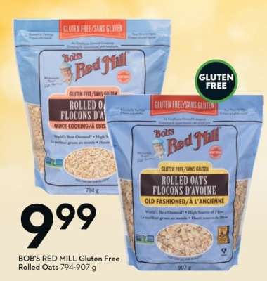 BOB'S RED MILL Gluten Free Rolled Oats