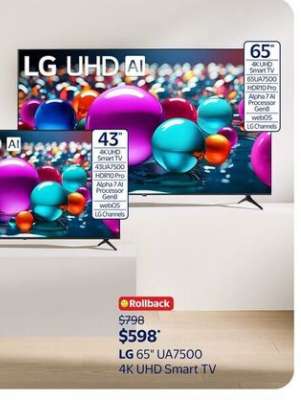 LG 65" UA7500