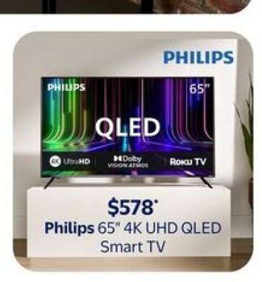 Philips 65" 4K UHD QLED Smart TV