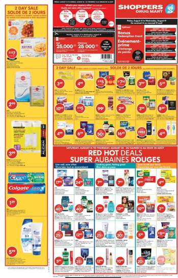 Shoppers Drug Mart Flyer - August 14, 2026 - August 20, 2026.