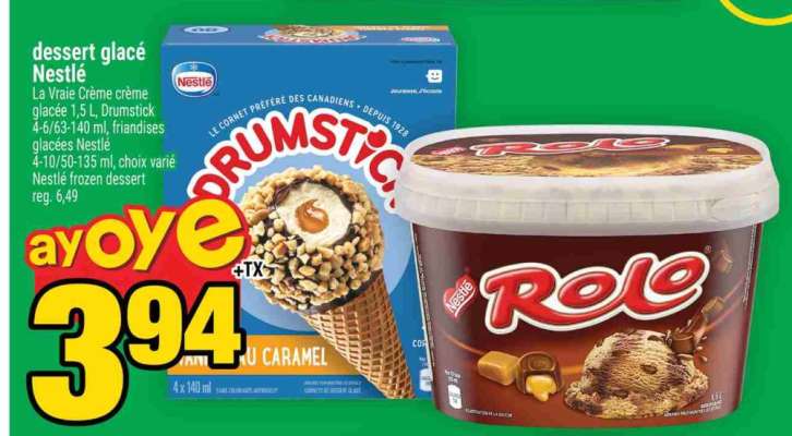 DESSERT GLACÉ NESTLÉ