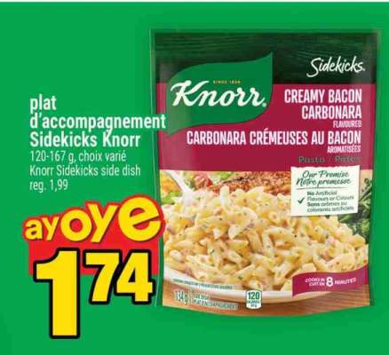 PLAT D'ACCOMPAGNEMENT SIDEKICKS KNORR