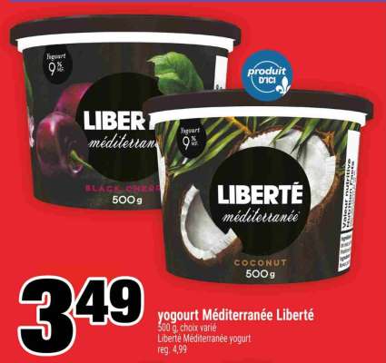 Yogourt Méditerranée Liberté