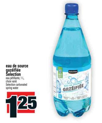 EAU DE SOURCE GAZÉIFIÉE SELECTION