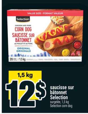 SAUCISSE SUR BÂTONNET SELECTION